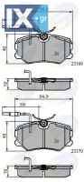 ΣΕΤ ΔΙΣΚΟΦΡΕΝΑ ΕΜΠΡ. CITROEN  CBP11098 425107 95666894 E172009 425107 95666894 E172009