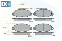 ΣΕΤ ΔΙΣΚΟΦΡΕΝΑ ΕΜΠΡ. NISSAN  CBP11107 410609X225 410609X226