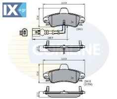 ΣΕΤ ΔΙΣΚΟΦΡΕΝΑ ΟΠΙΣΘ. FORD  CBP11235 1088938 1129886 1129986 1204852 1500668 1672939 6669779 6669780 7153477 93BB2008BA 93BB2M008BB XF722200BA XS712M008BC XS712M008BE XS7J2M008BA