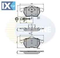 ΣΕΤ ΔΙΣΚΟΦΡΕΝΑ ΕΜΠΡ. VW  CBP11542 4B0615116 4B0615116A 4B0615116F 4B0615116G 4B0698151 4B0698151A 4B0698151AB 4B0698151B 4B0698151E 4B0698151H 4B0698151J 4B0698151K 4B0698151M 4B0698151N 4B0698996A 4B