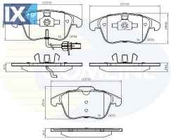 ΣΕΤ ΔΙΣΚΟΦΡΕΝΑ ΕΜΠΡ. AUDI  CBP11591 8K0698151A 8K0698151F 8K0698151A 8K0698151F 8K0698151A 8K0698151F 8K0698151A 8K0698151F