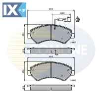 ΣΕΤ ΔΙΣΚΟΦΡΕΝΑ ΕΜΠΡ. CITROEN-PEUGEOT  CBP11623 30640100 1607878980 1611839280 425373 425374 425375 425376 425463 425464 1611839280 425373 425374 425375 425376 425463 425464 71770042 71773145 77364015
