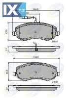 ΣΕΤ ΔΙΣΚΟΦΡΕΝΑ ΕΜΠΡ. FIAT  CBP11678 425394 425395 425495 425395 425495 77364821