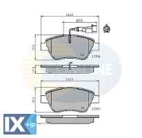 ΣΕΤ ΔΙΣΚΟΦΡΕΝΑ ΕΜΠΡ. ALFA-FIAT-PEUGEOT  CBP11702 425406 425407 425496 425406 425407 425496 71752983 71754802 71770082 71772221 71772224 77362091 77362194 77362548 77363942 77363974 77364158 77364393 7
