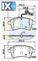 ΣΕΤ ΔΙΣΚΟΦΡΕΝΑ ΕΜΠΡ. RENAULT  CBP11707 410605649R 7701210174