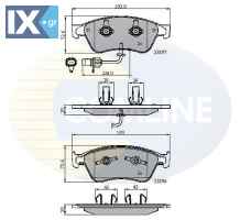 ΣΕΤ ΔΙΣΚΟΦΡΕΝΑ ΕΜΠΡ. AUDI  CBP11740 4E0698151A 4E0698151J 4E0698151A 4E0698151E 4E0698151J 4E0698151K