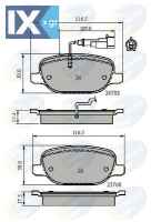 ΣΕΤ ΔΙΣΚΟΦΡΕΝΑ ΟΠΙΣΘ. ALFA ROMEO  CBP11769 77365542 77366753