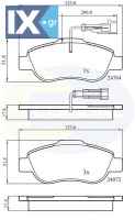 ΣΕΤ ΔΙΣΚΟΦΡΕΝΑ ΕΜΠΡ. FIAT  CBP11785 1559697 1731171 9S512K021A 9S512K021AA ME9S5J2K021AA