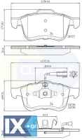 ΣΕΤ ΔΙΣΚΟΦΡΕΝΑ ΕΜΠΡ. LANCIA  CBP12032 95511378 95515028 95518219 1605164 1605182 1605293 95515028 51928529 52067169 77365396 77364929 77365311 77365796