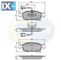 ΣΕΤ ΔΙΣΚΟΦΡΕΝΑ ΕΜΠΡ. FIAT  CBP12044 71772815 77365729 77365811 77366270 77366537 77366538 77365729
