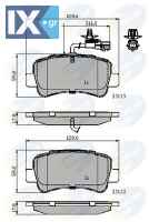 ΣΕΤ ΔΙΣΚΟΦΡΕΝΑ ΟΠΙΣΘ. RENAULT-NISSAN-OPE  CBP12105 4406237 4420066 93167662 95513821 95521679 4406000Q0H 4406000Q0L 4406000Q1J 4406237 4420066 93167662 95513821 440600264R 440601147R 440601186R 440602