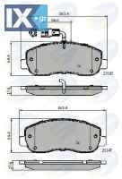 ΣΕΤ ΔΙΣΚΟΦΡΕΝΑ ΕΜΠΡ. RENAULT-NISSAN-OPEL  CBP12106 4419950 93167551 95522278 4106000Q0L 4106000Q1E 410601061R 4419950 93167551 95522278 410601061R 410602889R 410604386R 7410604386 7485121748