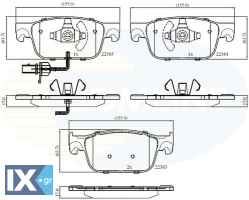 ΣΕΤ ΔΙΣΚΟΦΡΕΝΑ ΕΜΠΡ.  AUDI  CBP12352 8W0698151AF 8W0698151AG 8W0698151K 8W0698151Q
