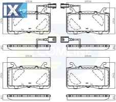 ΣΕΤ ΔΙΣΚΟΦΡΕΝΑ ΕΜΠΡ. ALFA ROMEO  CBP12461 68317355AA 77367677