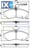ΣΕΤ ΔΙΣΚΟΦΡΕΝΑ ΕΜΠΡ. CITROEN  CBP1275 425118 425119 425452 425118 425119 425452 71752993 77362209 9945810
