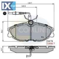 ΣΕΤ ΔΙΣΚΟΦΡΕΝΑ ΕΜΠΡ. CITROEN-PEUGEOT  CBP1340 425132 425143 425144 425160 425206 E172042 E172058 E172116 E172522 E172554 425132 425143 425144 425160 425206 E172042 E172058 E172116 E172522 E172554