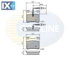 ΣΕΤ ΔΙΣΚΟΦΡΕΝΑ ΟΠΙΣΘ. MERCEDES  CBP1455 0024204820 0034200020 00342000200010 6384230110 A0024204820 A0034200020 A00342000200010 A6384230110