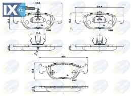 ΣΕΤ ΔΙΣΚΟΦΡΕΝΑ ΕΜΠΡ. FIAT-LANCIA  CBP1477 71753041 71753042 71770952 77362090 77362186 77362316 9947630 9948623 9949048 71753041 71753042 77362316 9947124 9947630 9949048 9951067 71753041 77362316