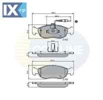 ΣΕΤ ΔΙΣΚΟΦΡΕΝΑ ΕΜΠΡ. PEUGEOT  CBP1570 425103 425122 425188 425304 425315 425316 E172030 425103 425122 425188 425315 425316 E172030