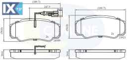ΣΕΤ ΔΙΣΚΟΦΡΕΝΑ ΟΠΙΣΘ.  NISSAN-IVECO-RENA  CBP16032 D4060MA000 5001868608 5001868608