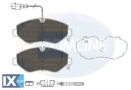 ΣΕΤ ΔΙΣΚΟΦΡΕΝΑ ΕΜΠΡ. NISSAN - RENAULT  CBP16034 D10609X60B D1060MB200 D1060MB600 D1060MB60A 5001868606 7485116333 5001868606 7485116333