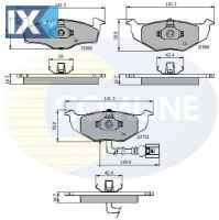 ΣΕΤ ΔΙΣΚΟΦΡΕΝΑ ΕΜΠΡ. SKODA-VW  CBP1707 6Q0698151B 6Q0698151B 6Q0698151B 6Q0698151B