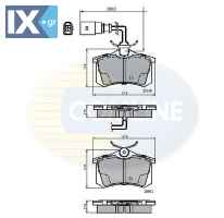 ΣΕΤ ΔΙΣΚΟΦΡΕΝΑ ΟΠΙΣΘ. VW  CBP1797 7M3698451 7M3698451B 7M3698451C 7M3698451E 8D0698451A 8D0698451B 7M3698451 7M3698451B 7M3698451C 7M3698451E 8D0698451A 8D0698451B 1133447 1207519 1343513 1345337 YM2J