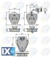 ΣΕΤ ΔΙΣΚΟΦΡΕΝΑ ΕΜΠΡ. AUDI  CBP1884 4A0698151B 441698151G 4A0698151B 4AO698151B 4D0698151A 4D0698151AD 4D0698151B 4D0698151C 4D0698151E 4DO698151A 4DO698151B 4DO698151E
