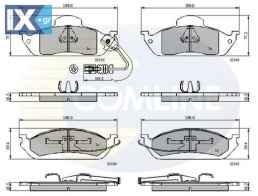 ΣΕΤ ΔΙΣΚΟΦΡΕΝΑ ΕΜΠΡ. MERCEDES  CBP1911 41060G490A 5000295329 5000815574 7701203700 1634200020 1634200320 1634201220 4163420032 A1634200020 A1634200320 A1634201220 A4163420032 5001842048