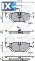 ΣΕΤ ΔΙΣΚΟΦΡΕΝΑ ΟΠΙΣΘ. CITROEN-FIAT  CBP21002 425111 425112 425466 425111 425112 425466 9404251248