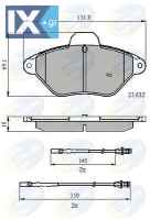 ΣΕΤ ΔΙΣΚΟΦΡΕΝΑ ΕΜΠΡ. CITROEN  CBP21079 425292 425113 425157 425292 95667787 E172028 E172512