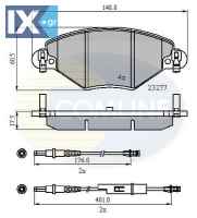ΣΕΤ ΔΙΣΚΟΦΡΕΝΑ ΕΜΠΡ. CITROEN  CBP21120 1611456480 425215 425248 425288 425346 E172229