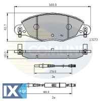 ΣΕΤ ΔΙΣΚΟΦΡΕΝΑ ΕΜΠΡ. CITROEN  CBP21121 425216 425249 425289 E172230