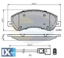 ΣΕΤ ΔΙΣΚΟΦΡΕΝΑ ΕΜΠΡ. FORD  CBP21512 2H0398151A 2H0698151 2H0698151A 13071402 1371402 1433952 1488962 1553797 1560014 1721087 1824346 6C112K021AB 6C112K021AC 6C112K021AD 6C112K021AE 9C112K021AA ME6C1J2