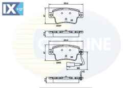 ΣΕΤ ΔΙΣΚΟΦΡΕΝΑ ΟΠΙΣΘ. FIAT  CBP21528 77365464 77365886