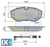ΣΕΤ ΔΙΣΚΟΦΡΕΝΑ ΕΜΠΡ. MERCEDES  CBP21555 0044206720 0044208320 0054202120 0054205220 0054207020 0064208420 0084215020 9064210010 9064210400 A0044208320 A0054202120 A0054205220 A0054207020 A0064208420 A