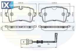ΣΕΤ ΔΙΣΚΟΦΡΕΝΑ ΟΠΙΣΘ.AUDI - PORSCHE  CBP22391 4G0698451 4G0698451B 4G0698451C 4G0698451 4G0698451A 4G0698451B 4G0698451C 4G0698451J 4G0698451 4G0698451B 4G0698451C 4G0698451 4G0698451B 4G0698451C 9A76