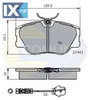 ΣΕΤ ΔΙΣΚΟΦΡΕΝΑ ΕΜΠΡ. MERCEDES  CBP2360 0001420122005 00042099200005 0014200720 0014201220 0024202320 004200720 004209920 0054204420 A0004200720 A0004209920 A00042099200005 A0014200720 A0014201220 A001