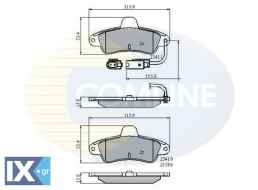 ΣΕΤ ΔΙΣΚΟΦΡΕΝΑ ΟΠΙΣΘ. FORD  CBP2470 6669779 6669780 7153477 93BB2008BA 93BB2M008BB