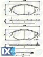 ΣΕΤ ΔΙΣΚΟΦΡΕΝΑ ΕΜΠΡ. NISSAN-RENAULT  CBP2485 4106000Q0A 4106000QAF 4106000QAG 4106000QAK 7701205512 7701205513 7701205995 7701205996 7701206811 7701208142 7701209117