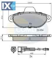 ΣΕΤ ΔΙΣΚΟΦΡΕΝΑ ΕΜΠΡ. FIAT  CBP2509 5892736 5892737 71737178 71737179 71769056 71770985 77362185 77362267 77362479 77365337 9947468 9947976 9948045 9948054 9949183