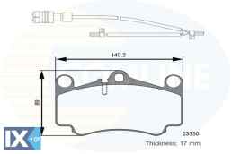 ΣΕΤ ΔΙΣΚΟΦΡΕΝΑ ΕΜΠΡ. PORSCHE  CBP26132 99635194911 99635194912