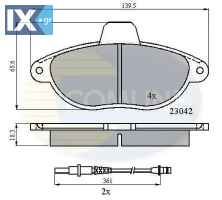 ΣΕΤ ΔΙΣΚΟΦΡΕΝΑ ΕΜΠΡ. CITROEN-FIAT  CBP2714 425125 425126 425150 425151 425454 E172050 425125 425126 425150 425151 425454 E172050 71711135 71770986 77362238 77365928 795915 9404251258 9404251518 940425