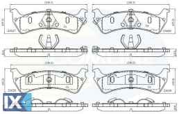ΣΕΤ ΔΙΣΚΟΦΡΕΝΑ ΟΠΙΣΘ. FORD  CBP31015 F5TZ2200A XL2Z2200BA 3943615 XL2Z2200AA