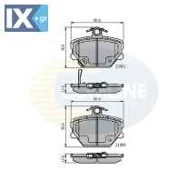 ΣΕΤ ΔΙΣΚΟΦΡΕΝΑ ΕΜΠΡ. SMART  CBP31019 0001431V002000000 0001431V003000000 4145960002 4514210010 4514210110 4514210210 C0001431V002 C0001431V002000000