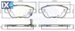 ΣΕΤ ΔΙΣΚΟΦΡΕΝΑ ΕΜΠΡ. PEUGEOT-OPEL  CBP31038 1605354 93169175 93189816 1605354