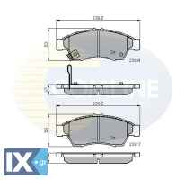 ΣΕΤ ΔΙΣΚΟΦΡΕΝΑ ΕΜΠΡ. SUZUKI  CBP31125 5581054G00 5581054G30 5581054G50 5581054G51 5581054G60