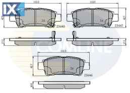 ΣΕΤ ΔΙΣΚΟΦΡΕΝΑ ΟΠΙΣΘ. TOYOTA  CBP31133 0446028040 0446628040 446028040 446628040 446628070 446644010 446645010