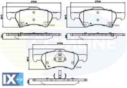 ΣΕΤ ΔΙΣΚΟΦΡΕΝΑ ΕΜΠΡ. CHRYSLER-JEEP  CBP31163 05019803AA 5019803AA 5019803AA K05019804AA K05135258AA 5019803AA