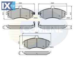 ΣΕΤ ΔΙΣΚΟΦΡΕΝΑ ΕΜΠΡ. HYUNDAI  CBP31176 5810117A010 5810117A10 581012DA30 581012DA31 581012DA40 581012DA60 581012SA31